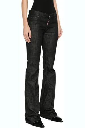Dsquared2 Jeans, Dame, Sort, XS, Sort Klassisk Five-Pocket Jeans