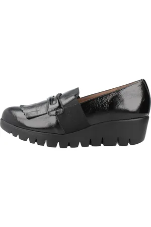 Wonders Sko, Dame, Sort, 40 EU, Platform Loafers
