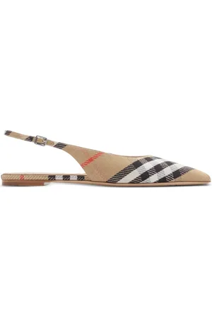 Burberry Sko, Dame, , 37 EU, Vintage Check Mønster Slingback Sko