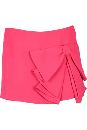 RED Valentino Nederdel, Dame, Lyserød, XS, Højtaljede shorts med lynlåslukning