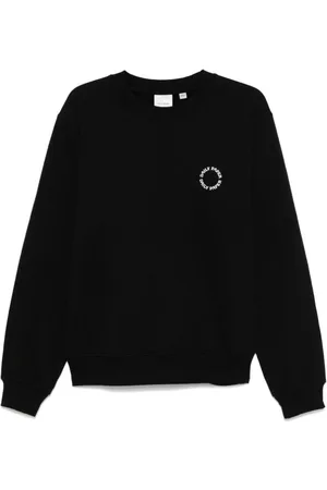 Daily paper Strik, Herre, Sort, L, Bomuld, Sort Bomuld Crew Neck Sweater