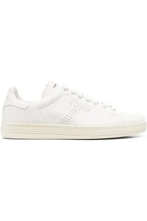 Tom Ford Sko, Herre, Hvid, 43 EU, Læder, Warwick Lædersneakers