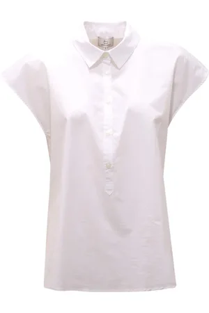 Woolrich Top, Dame, Hvid, S, Poplin Bluse i Bright