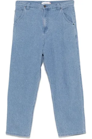 HONOR THE GIFT Jeans, Herre, Blå, W32, Indigo Blå Klassiske Nittede Jeans