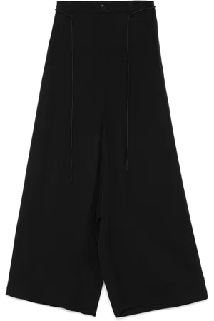 Y-3 Bukser, Dame, Sort, XS, Sorte elastiske bukser med talje