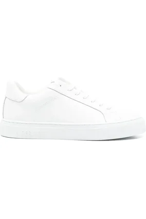 HIDE&JACK Sko, Herre, Hvid, 42 EU, Hvid Snøresneaker med Flad Sål