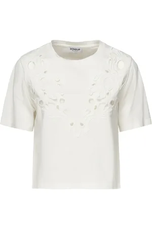 Dondup Top, Dame, Hvid, XS, Hvid T-shirt og Polo Kollektion