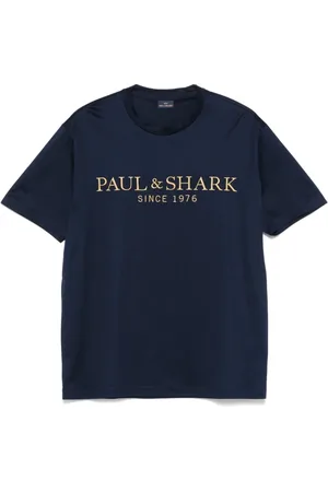Paul & Shark Top, Herre, Blå, 3XL, Navy Crew Neck T-shirt