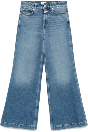 Closed Jeans, Dame, Blå, W24, Bomuld, Blå Klassiske Jeans med Fem Lommer