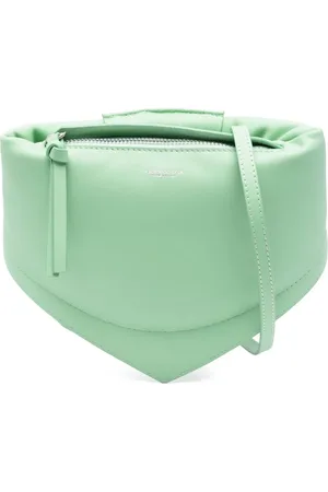 Federico Cina Taske, Dame, Grøn, ONE SIZE, Uld, Mint Grøn Top Håndtaske