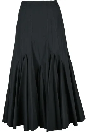 Sportmax Nederdel, Dame, Sort, 2XS, Bomuld, Nederdel