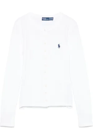 Ralph Lauren Strik, Dame, Hvid, S, Cardigan