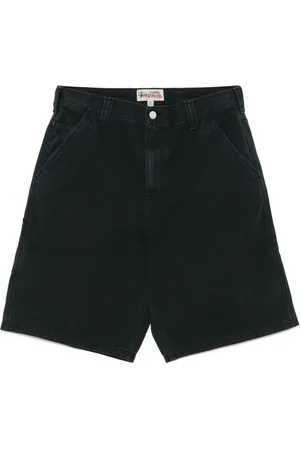 STUSSY Shorts, Herre, Sort, W36, Sorte Shorts med Skjult Lynlås