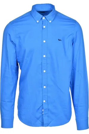 HARMONT&BLAINE Skjorte, Herre, Blå, 2XL, Bomuld, skjorte