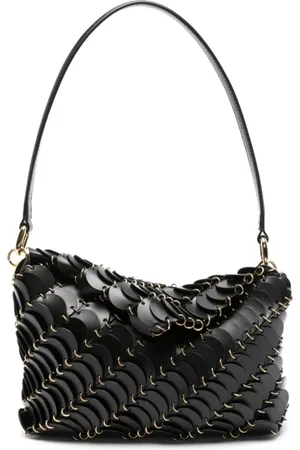 Paco rabanne Taske, Dame, Sort, ONE SIZE, Uld, Sort Clutch Taske