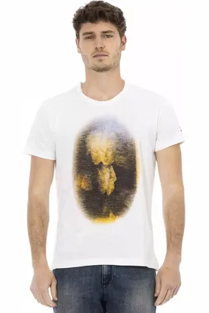 Trussardi Top, Herre, Hvid, L, Bomuld, Action Hvid Bomuld Herre T-Shirt