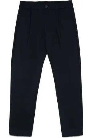 HERNO Bukser, Herre, Blå, 2XL, Oxford Bukser med Elastisk Talje