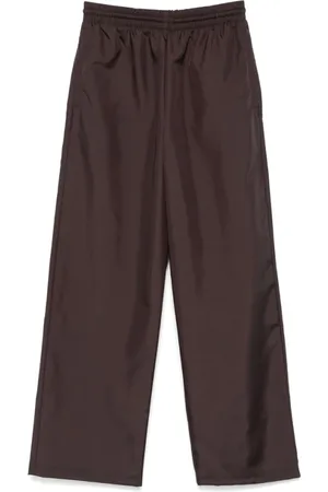 WARDROBE.NYC Bukser, Dame, Brun, XS, Satin, Cederbrun Wide Leg Bukser