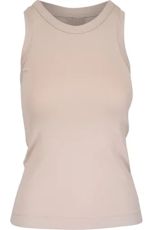 Brunello Cucinelli Top, Dame, , XS, Crew Neck Sleeveless Top