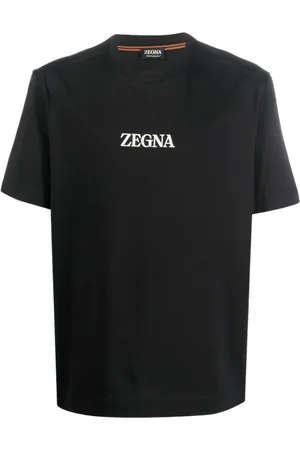Ermenegildo Zegna Top, Herre, Sort, S, Sorte T-shirts Polos til mænd Aw23