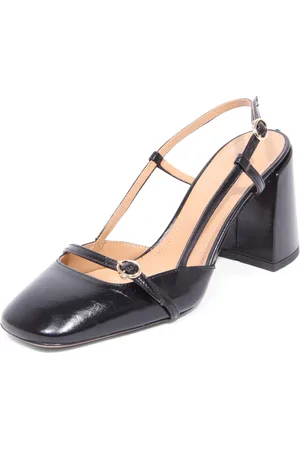 A.BOCCA Sko, Dame, Sort, 37 EU, Sort slingback sko lavet i Italien