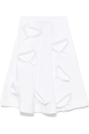 Moschino Nederdel, Dame, Hvid, XS, Hvid Nederdel med Lommer