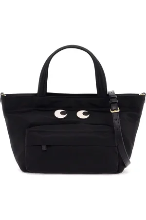 Anya Hindmarch Taske, Dame, Sort, ONE SIZE, Uld, Øjne Tote Taske