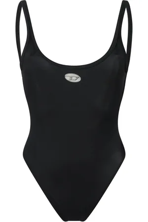 Diesel Badetøj, Dame, Sort, S, Sort Badedragt Elegant Minimalister