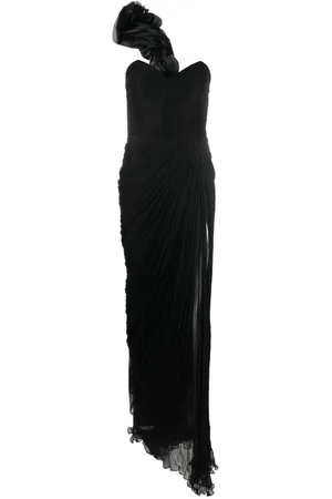 IRIS SERBAN Kjole, Dame, Sort, S, Maxi Dresses