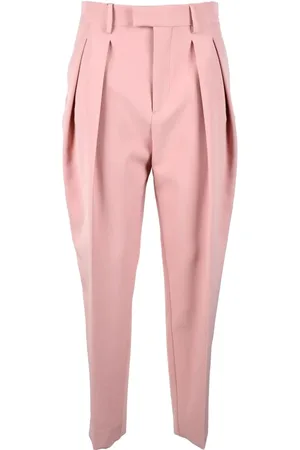 Berwich Bukser, Dame, Lyserød, L, Polyester, Elegant stræk polyesterbukser