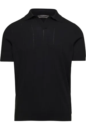 LA FILERIA Top, Herre, Sort, XL, Bomuld, Polo Bluser