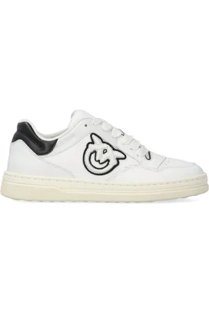 Pinko Sko, Dame, Hvid, 40 EU, Love Birds To-Tone Sneakers