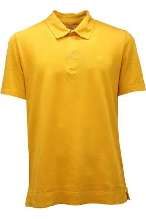 BALLANTYNE Top, Herre, Gul, L, Bomuld, Bomuldsskjorte Made in Italy