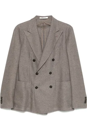 TAGLIATORE Jakke, Herre, Grå, XL, Uld, Double-Breasted Blazer