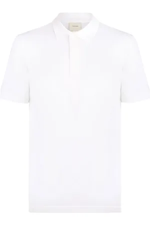 Calvin Klein Top, Herre, Hvid, S, Hvid Polo Krave Kortærmet Sweater