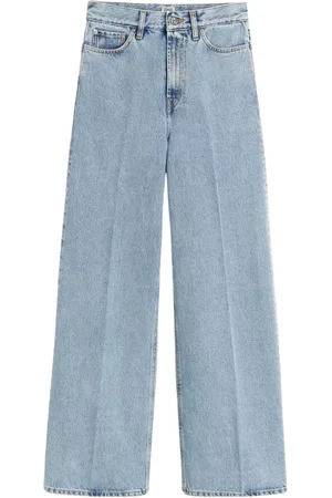 Totême Jeans, Dame, Blå, W29, Denim, Bred Ben Denim Bukser