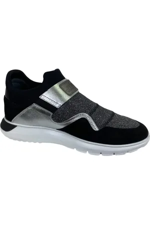 Hogan Sko, Dame, Sort, 37 EU, Læder, Interactive3 Slip On Sko