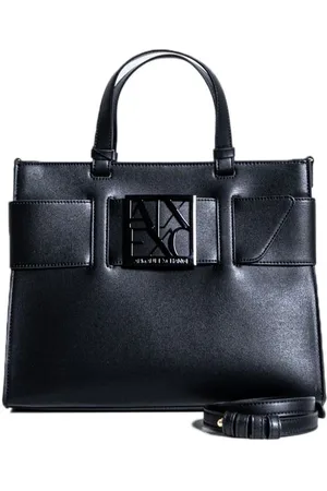 Armani Exchange Taske, Dame, Sort, ONE SIZE, Læder, Sort Imiteret Læder Dame Håndtaske