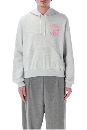 MAGLIANO Sweathshirts & Hoodies, Herre, Grå, L, Bomuld, Grå Strikvarer Hættetrøje Ss25