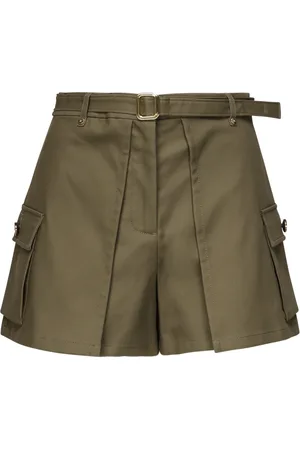 Guess Shorts, Dame, Grøn, XL, Bomuld, Cindy Mini Shorts