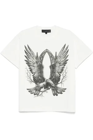 Who Decides War Top, Herre, Hvid, XL, Grafisk Print T-shirt med Crew Neck