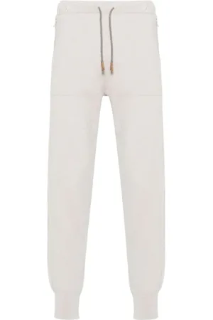 ELEVENTY Bukser, Herre, Hvid, XL, Uld, Kashmir Casual Activewear Bukser i Beige