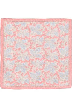 Lady Anne Tilbehør, Dame, Flerfarvet, ONE SIZE, Paisley Print Firkantet Tørklæde