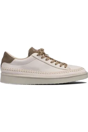 Panchic Sko, Herre, , 43 EU, Vintage Snøresko i Elfenben Khaki