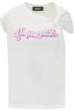 Dsquared2 Top, Dame, Hvid, M, Uld, Stilfulde T-shirts
