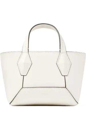 Jimmy Choo Taske, Dame, Hvid, ONE SIZE, Hvid Håndtaske med Magnetlukning