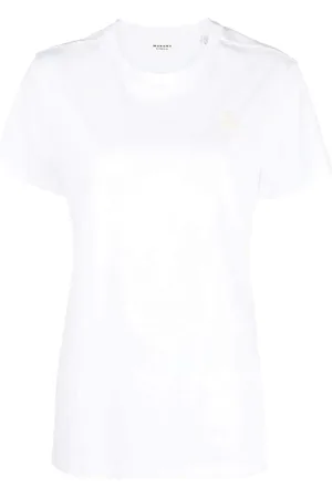 Isabel Marant Top, Dame, Hvid, XS, Bomuld, Aby T-Shirt