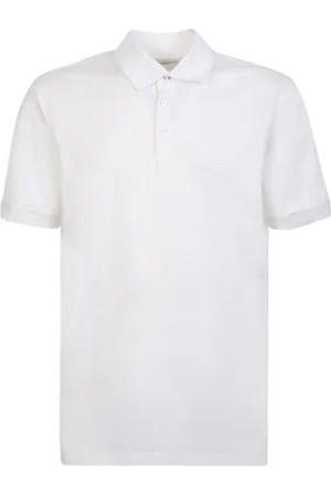 Brunello Cucinelli Top, Herre, Hvid, 4XL, Bomuld, Bomulds Polo Shirt