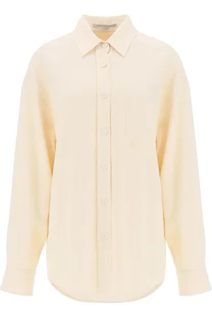 Stella McCartney Bluser & Skjorter, Dame, , XS, Oversized Crepe Jersey Skjorte