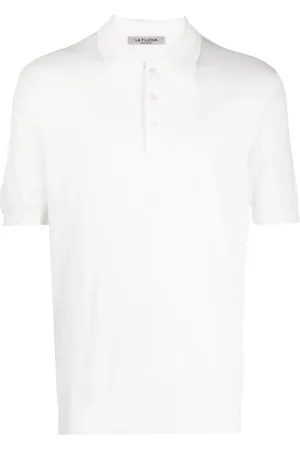 LA FILERIA Top, Herre, Hvid, M, Bomuld, Polo Bluser